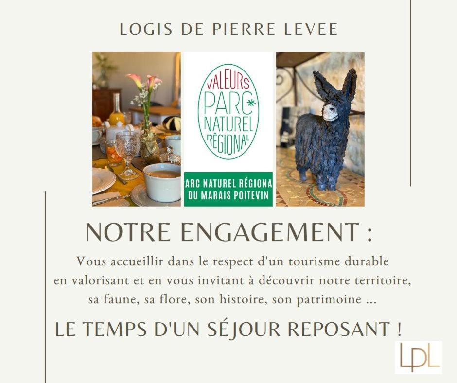 Bed and Breakfast Logis De Pierre Levee Bessines Exteriér fotografie